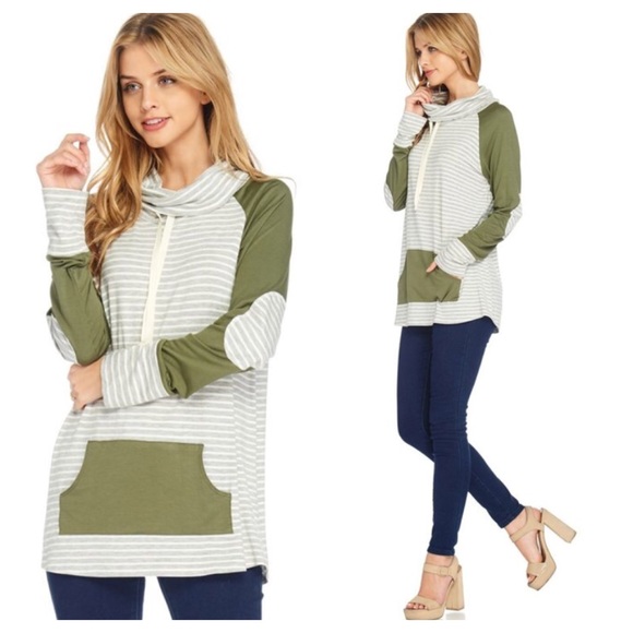 Last 2! Cowl elbow patch top - Picture 4 of 6